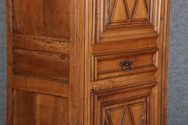 Baroque Narrow Cabinet in Walnut, France, 1700s-DXD-1790242