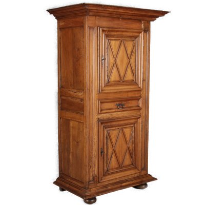 Baroque Narrow Cabinet in Walnut, France, 1700s-DXD-1790242