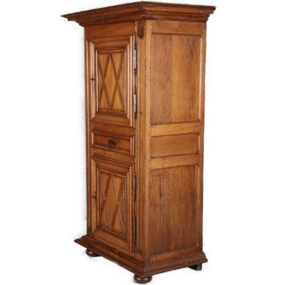 Baroque Narrow Cabinet in Walnut, France, 1700s-DXD-1790242