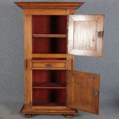 Baroque Narrow Cabinet in Walnut, France, 1700s-DXD-1790242