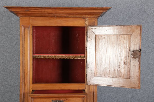 Baroque Narrow Cabinet in Walnut, France, 1700s-DXD-1790242