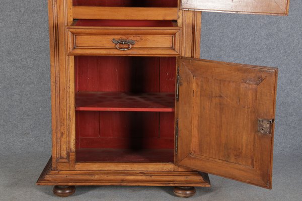 Baroque Narrow Cabinet in Walnut, France, 1700s-DXD-1790242