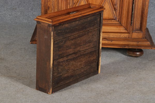 Baroque Narrow Cabinet in Walnut, France, 1700s-DXD-1790242