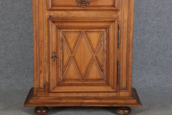 Baroque Narrow Cabinet in Walnut, France, 1700s-DXD-1790242