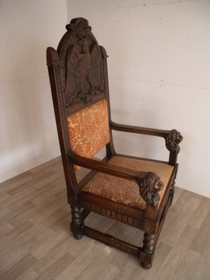 Baroque Renaissance Armchair with Eagle Lion, Dresden-FEO-1759369