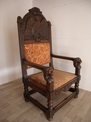 Baroque Renaissance Armchair with Eagle Lion, Dresden-FEO-1759369