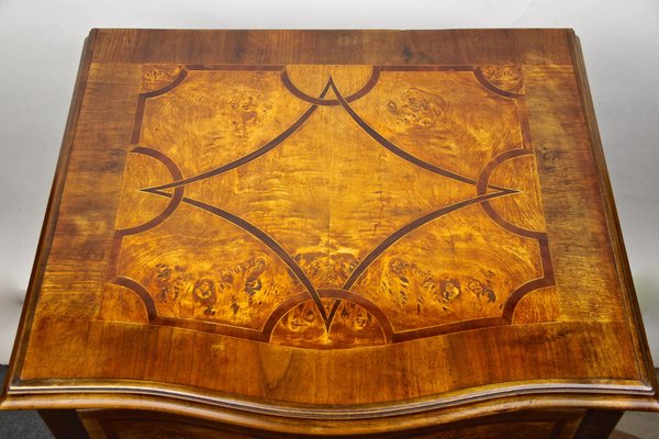 Baroque Revival Marquetry Half Cabinet, Austria, 1890s-TQA-1322219