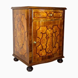 Baroque Revival Marquetry Half Cabinet, Austria, 1890s-TQA-1322219