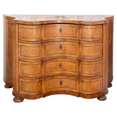 Baroque Revival Style Commode with Inlay, 1900s-ABO-1438848