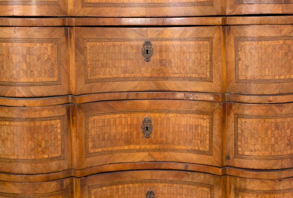 Baroque Revival Style Commode with Inlay, 1900s-ABO-1438848