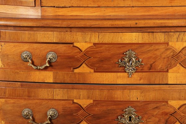 Baroque Secretaire in Walnut, 18th Century-DXD-1132913