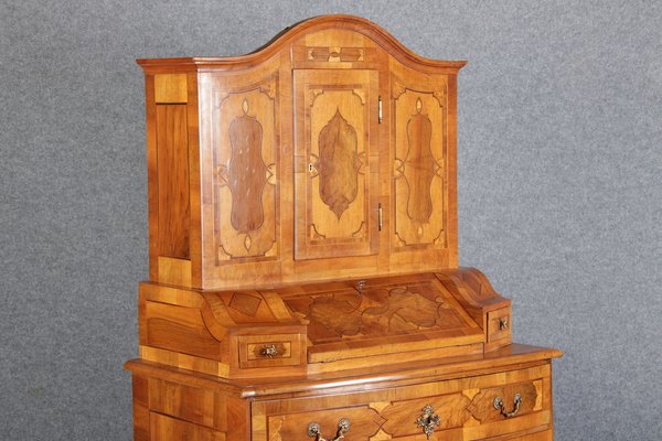 Baroque Secretaire in Walnut, 18th Century-DXD-1132913