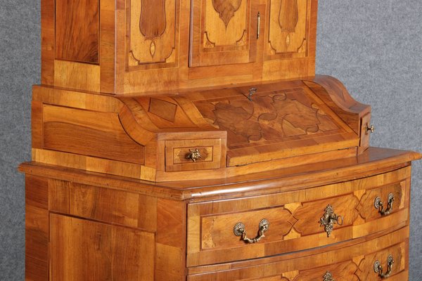 Baroque Secretaire in Walnut, 18th Century-DXD-1132913