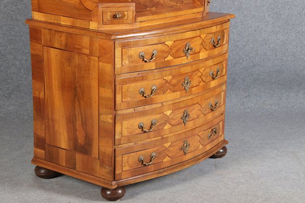 Baroque Secretaire in Walnut, 18th Century-DXD-1132913