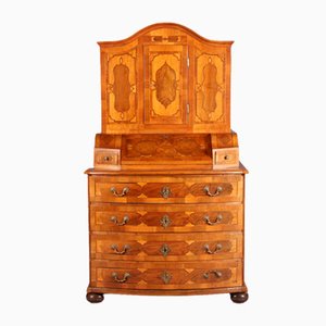 Baroque Secretaire in Walnut, 18th Century-DXD-1132913