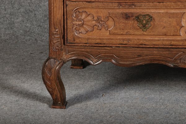 Baroque Showcase in Oak with Rocilla Carvings, 1760s-DXD-1703592