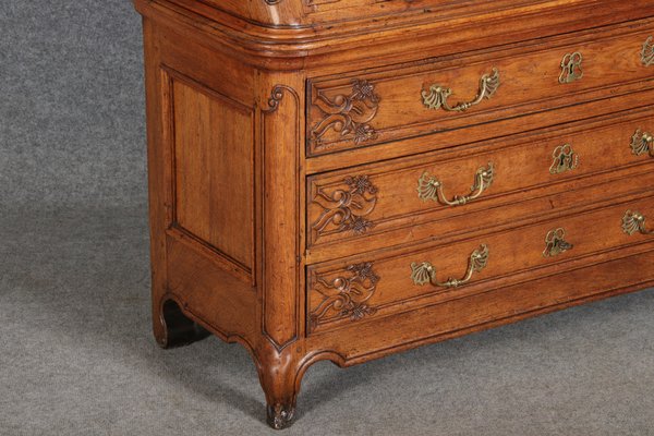 Baroque Showcase Secretaire in Oak, 1760s-DXD-1132914