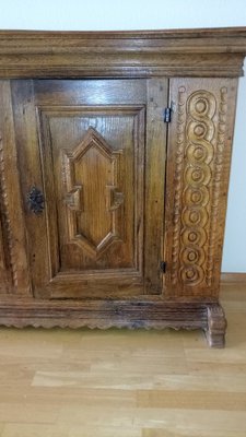 Baroque Sideboard in Oak, 1850s-GJF-1736082