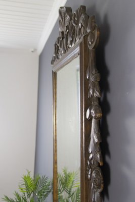 Baroque Style Carved Wooden Wall Mirror, 1930s-KEG-709543