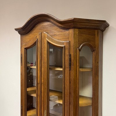 Baroque Style Display Cabinet in Walnut-ALF-2033523