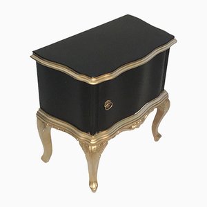 Baroque Style Italian Walnut Veneer Nightstand, 1920s-NJV-571956