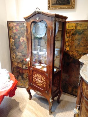 Baroque Style Rosewood Cabinet with Bronze Friezes, 1990s-ZFY-1155918