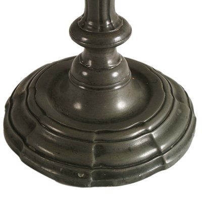 Baroque Style Table Lamp in Patinated Pewter, 1930s-NJV-974680