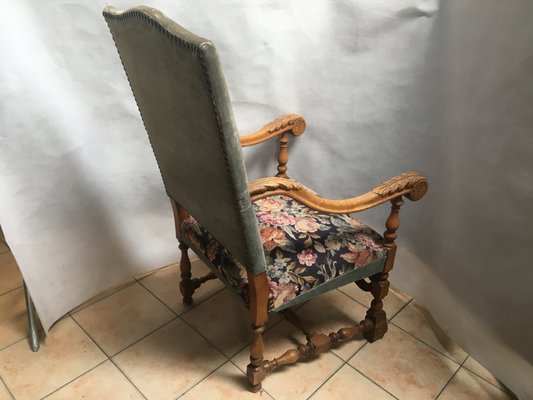 Baroque Style Throne Armchair, 1940s-WQQ-1005592