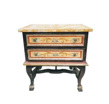 Baroque Style Venetian Commode with Polychrome-FSD-1170197