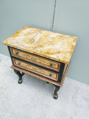 Baroque Style Venetian Commode with Polychrome-FSD-1170197