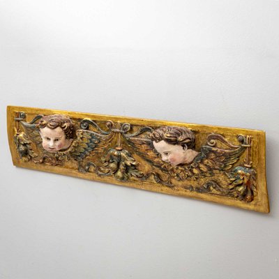 Baroque Supraport with Winged Putti, 18th Century-VEI-2022798