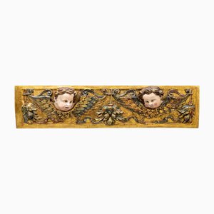 Baroque Supraport with Winged Putti, 18th Century-VEI-2022798