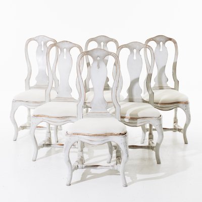 Baroque Swedish Chairs, 1900s, Set of 6-VAP-1702554