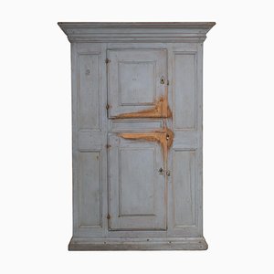 Baroque Swedish Pine Painted Redwood Cabinet, 1700s-MJF-1192871