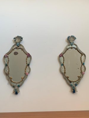 Baroque Venetian Mirrors, 1700s, Set of 2-IJR-1345123