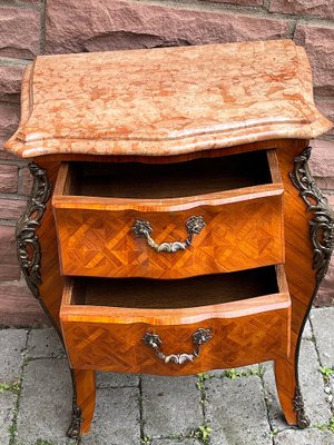 Baroque Walnut Intarsia Chest of 2 Drawers-NGU-1819551