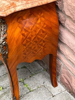 Baroque Walnut Intarsia Chest of 2 Drawers-NGU-1819551