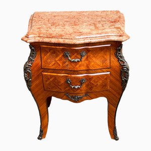 Baroque Walnut Intarsia Chest of 2 Drawers-NGU-1819551