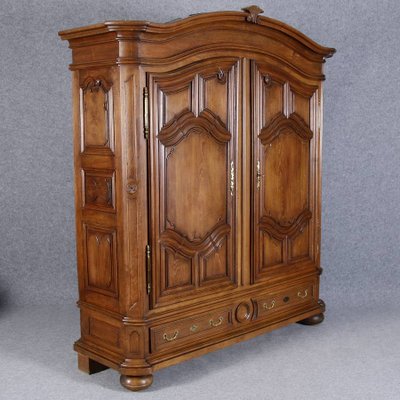 Baroque Wardrobe in Oak, 1750s-DXD-1790233