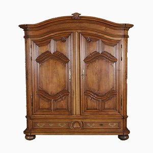 Baroque Wardrobe in Oak, 1750s-DXD-1790233