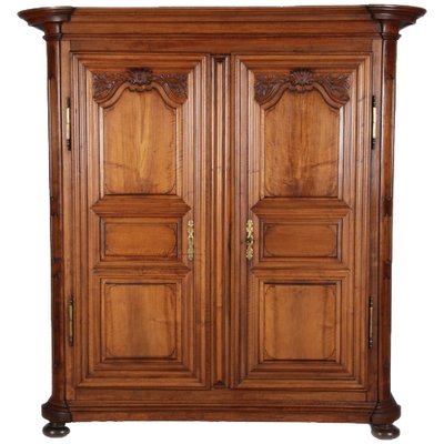 Baroque Wardrobe in Walnut, 1750s-DXD-1790272