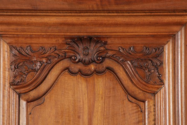 Baroque Wardrobe in Walnut, 1750s-DXD-1790272