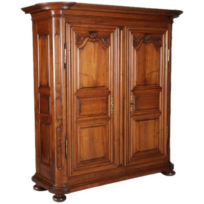 Baroque Wardrobe in Walnut, 1750s-DXD-1790272