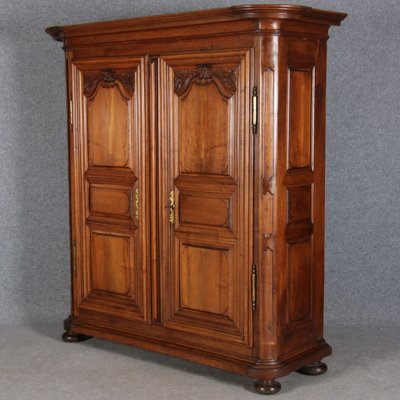 Baroque Wardrobe in Walnut, 1750s-DXD-1790272