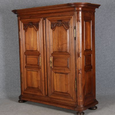 Baroque Wardrobe in Walnut, 1750s-DXD-1790272