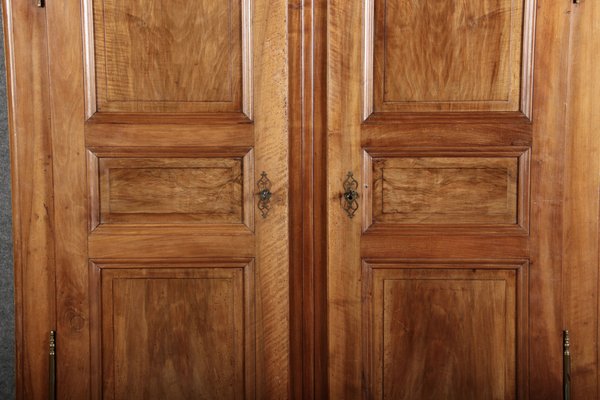 Baroque Wardrobe in Walnut, Freiburg, Switzerland, 1800s-DXD-1790540