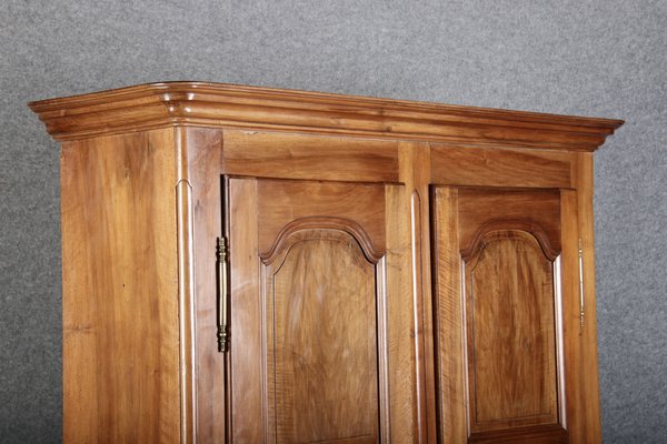 Baroque Wardrobe in Walnut, Freiburg, Switzerland, 1800s-DXD-1790540