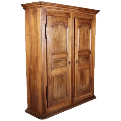 Baroque Wardrobe in Walnut, Freiburg, Switzerland, 1800s-DXD-1790540