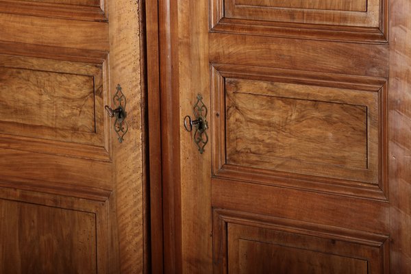 Baroque Wardrobe in Walnut, Freiburg, Switzerland, 1800s-DXD-1790540