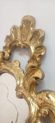 Baroque Wood and Gold Leaf Mirror, Spain, 1950s-RGF-1332895